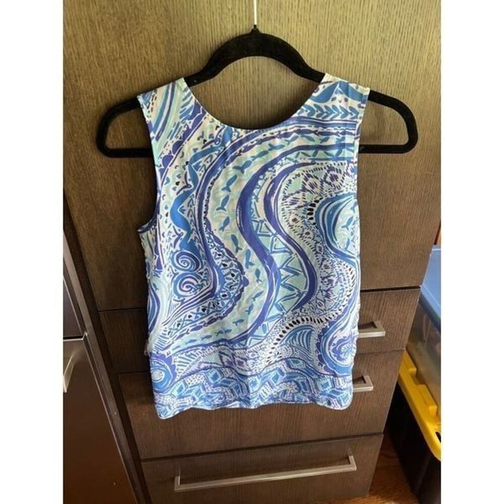 Lilly Pulitzer Elsa tank top blue woman’s XS